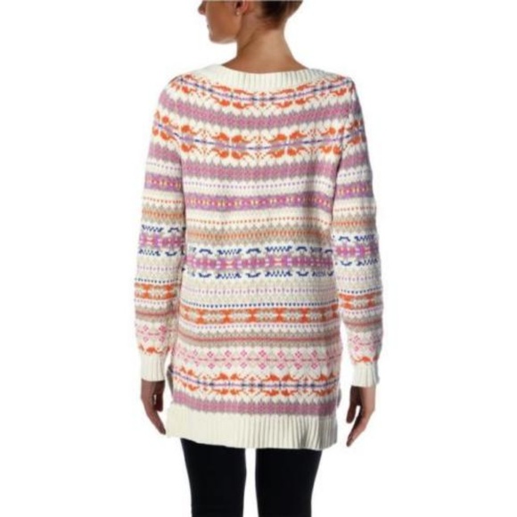Ralph Lauren Sweater Boat Neck Fair Isle Plus Size - Picture 7 of 8